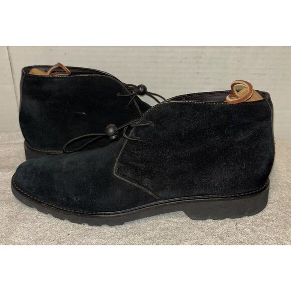 Bruno Magli Black Suede Almond Toe Chukka Boots Men’s 9.5 M main image 11